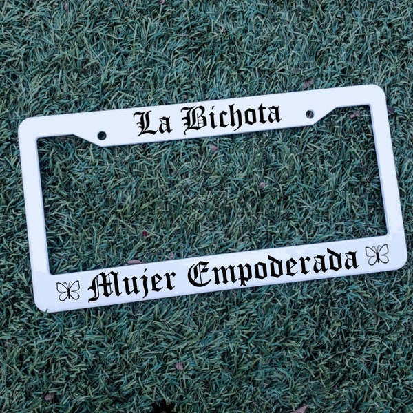 Cadre de plaque d'immatriculation Karol G | La Bichota | Sera Bonito de Manan | Mamiii