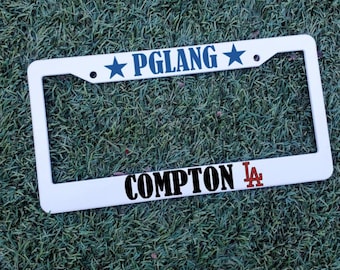 Kendrick Lamar License Plate Frames - Not Like Us - Hey Drake! PGLang, Compton Los Angeles