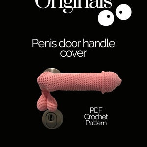 Crochet Pattern Penis Door Handle Cover PDF image 1