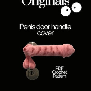 Patrón de Ganchillo - Cubierta de manija de puerta de pene PDF