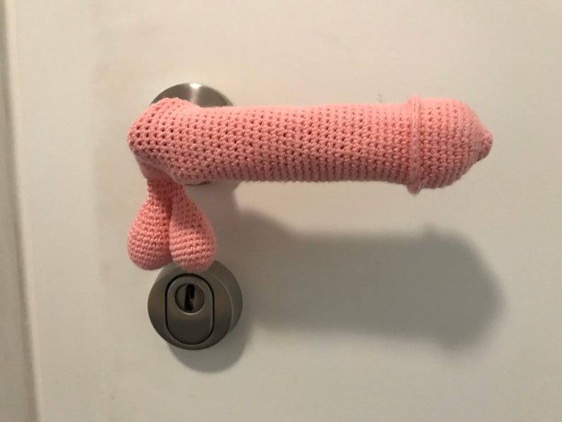 Crochet Pattern Penis Door Handle Cover PDF image 5