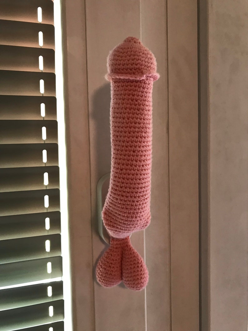 Crochet Pattern Penis Door Handle Cover PDF image 4