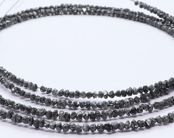 SPECIAL OFFER!  Black Diamond Faceted Chips Beads • 2-2.50mm • Natural Precious Diamond Beads • To Avail This Offer Please Read Description