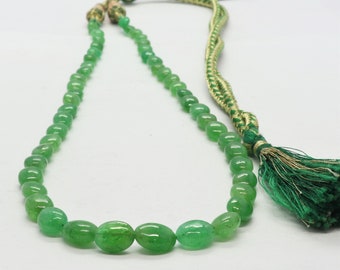 Pretty 6-14mm Natural Emerald Beads Necklace 18"AAA Pretty 6-14mm Natural Emerald Beads Necklace 18"AAA