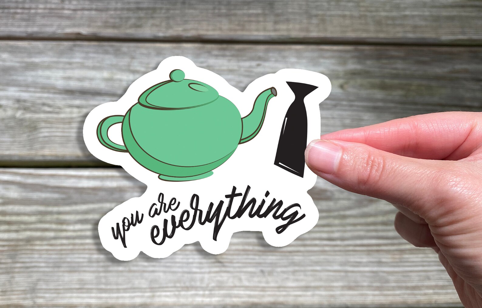 The Office Sticker The Office Teapot Pam's Teapot Etsy