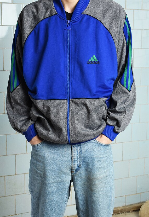 full blue tracksuit
