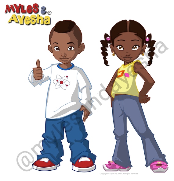 Digital Download Bundle Black Cartoon Characters Myles & - Etsy UK Digital Download Bundle Black Cartoon Characters Myles & - Etsy UK