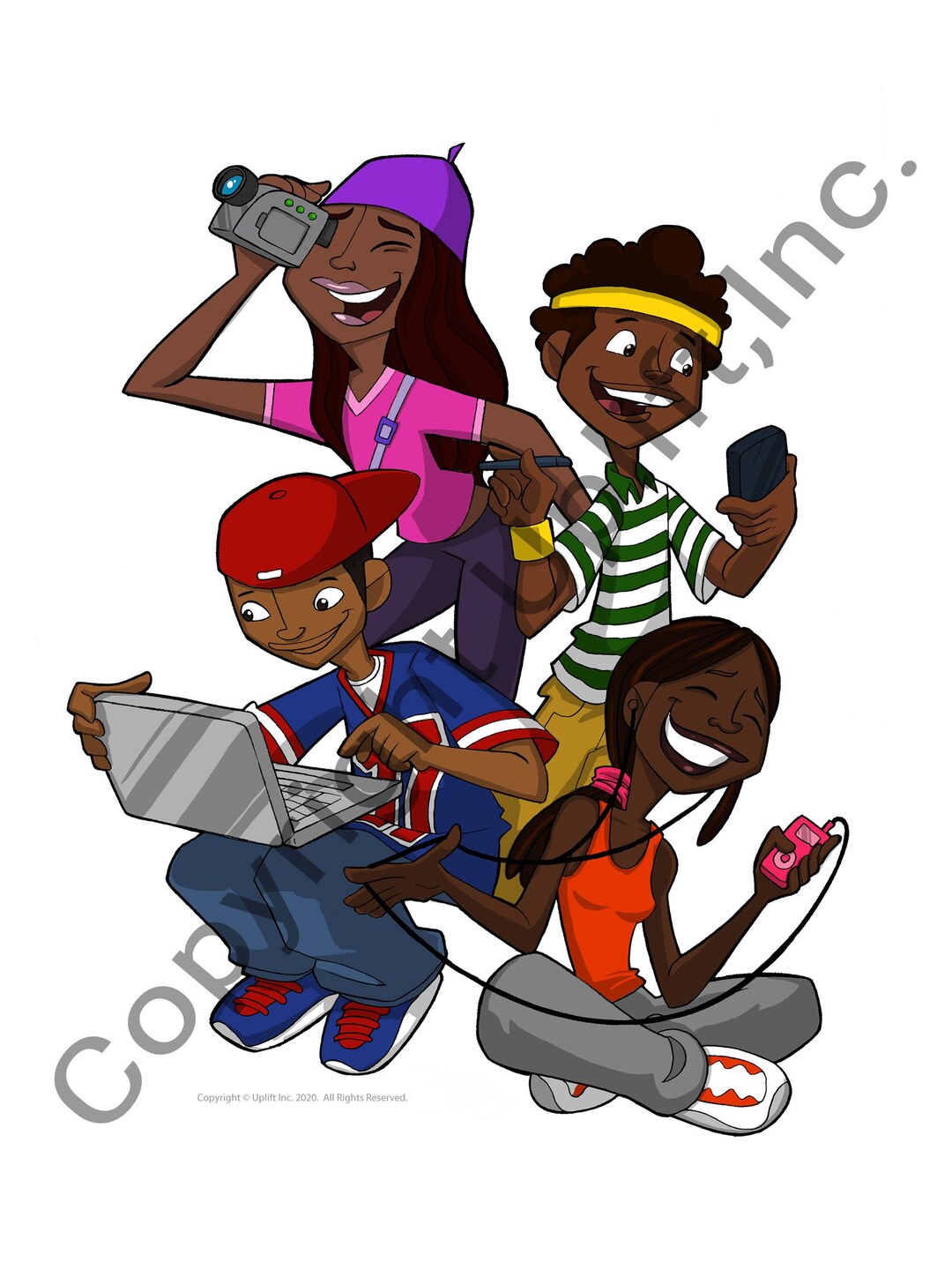 Digital Download - Black Cartoon Characters: STEAM Education - Etsy