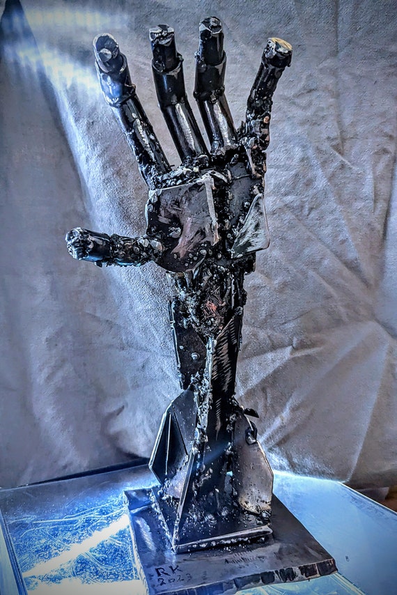 Life Sized Metal Hand Sculpture 