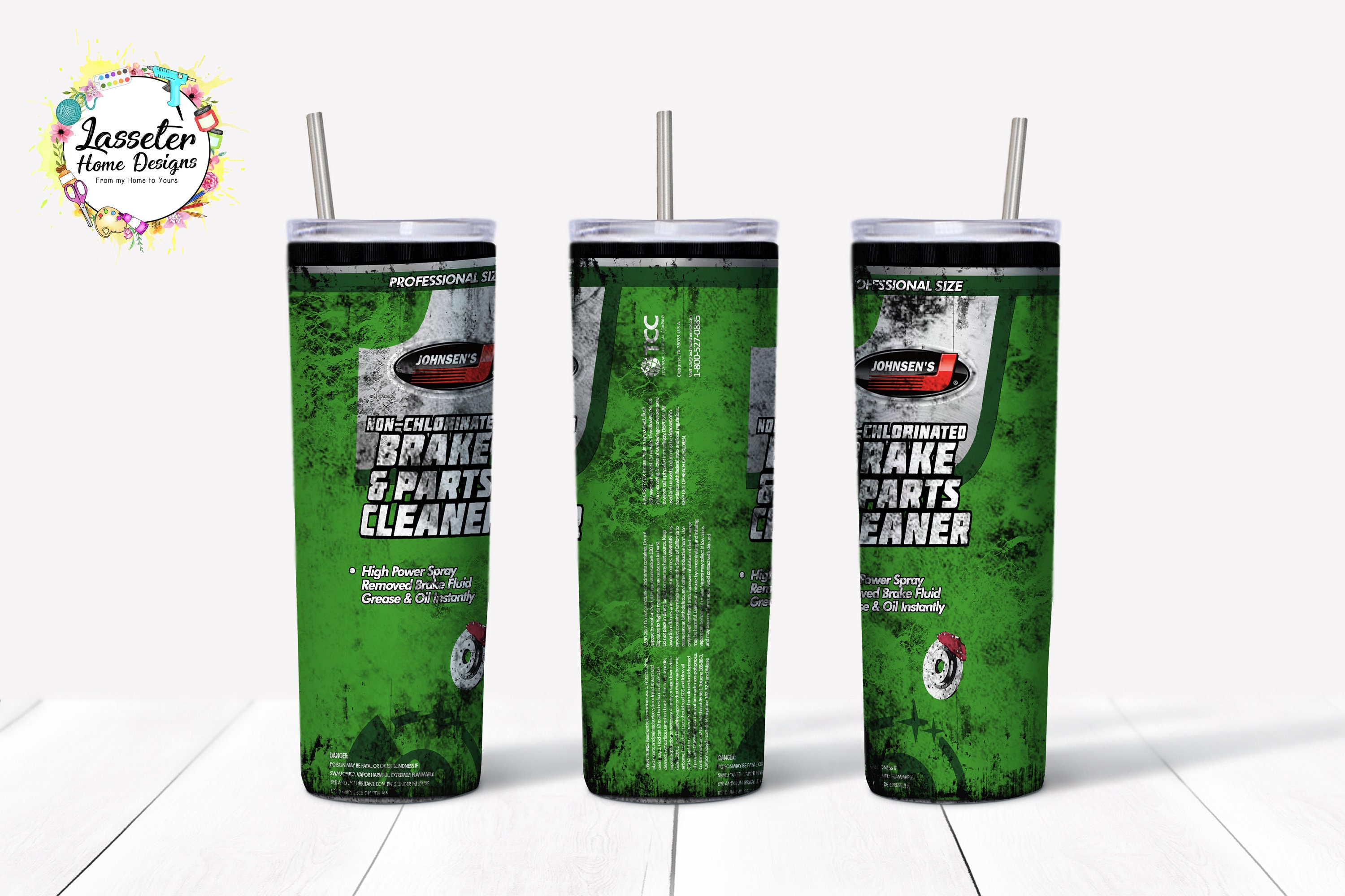 Brake Cleaner 20 oz. skinny tumbler sublimation tumbler Etsy