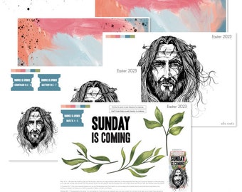 Sunday is Coming - Easter  | Prayer Journal Bible Journal Devotional Printable