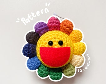 PDF : Rainbow Flower Crochet, Jhope Crochet Doll Pattern