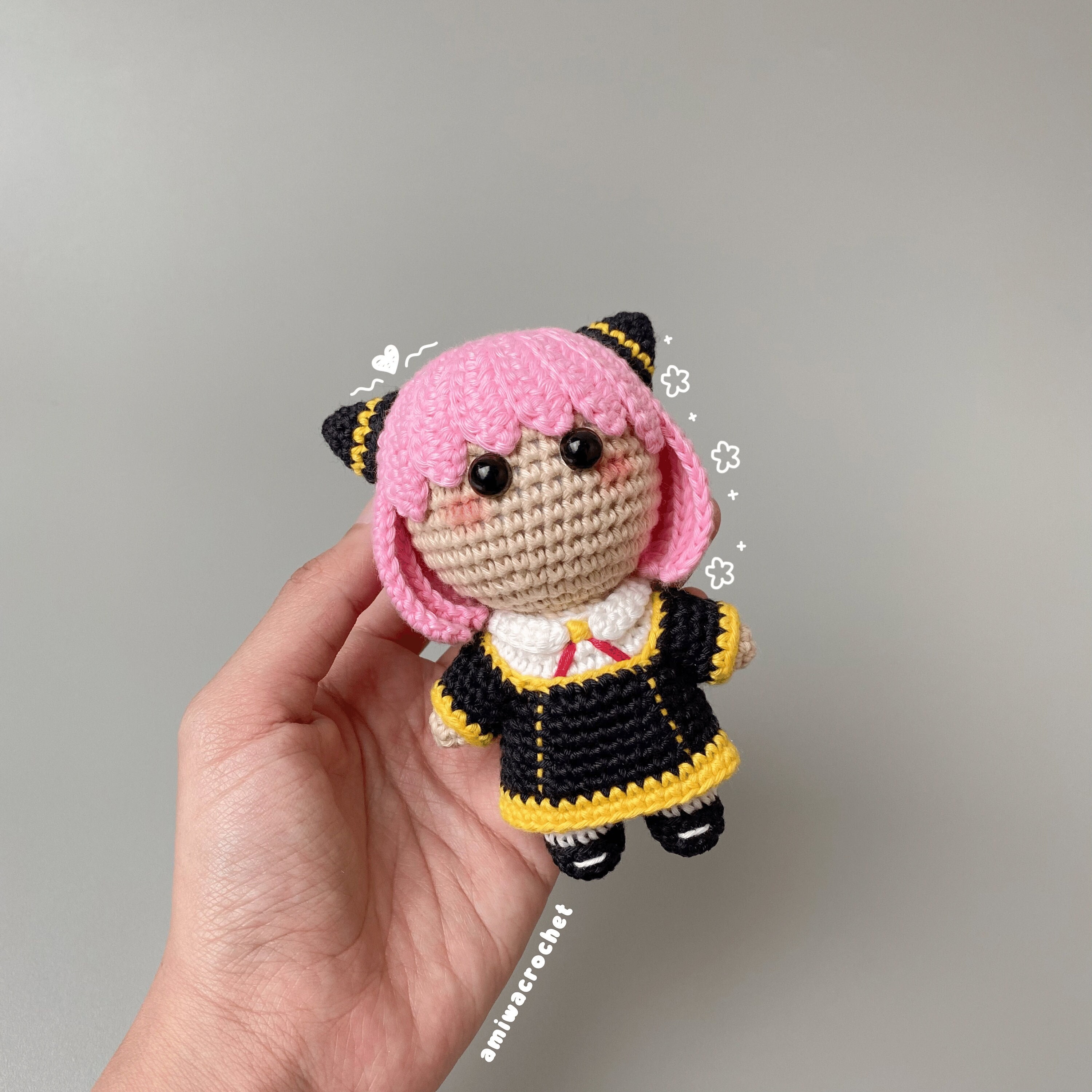 PATTERN ANYA ANIME Crochet Pattern Amigurumi Pdf Pattern Etsy UK