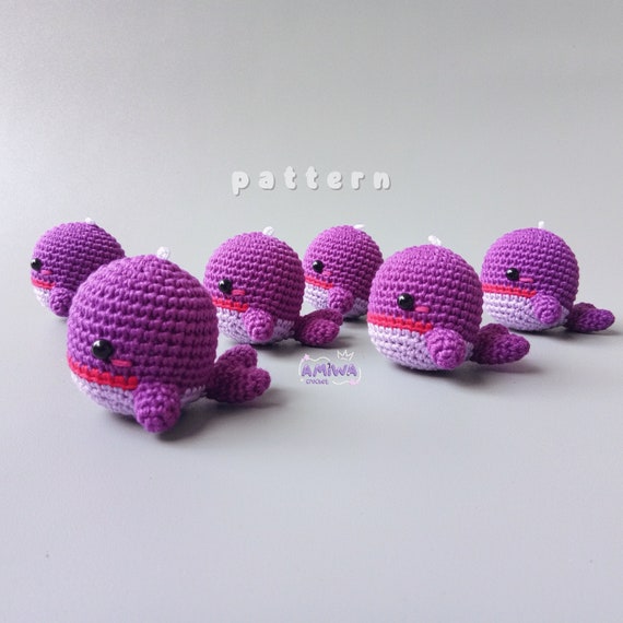 PDF : Whale BTS Crochet, Whalien Bts Crochet Pattern, Amigurumi