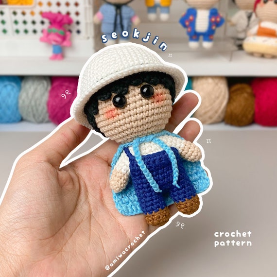 PDF : SEOKJIN Super Tuna Version, BTS Crochet Pattern, Kpop