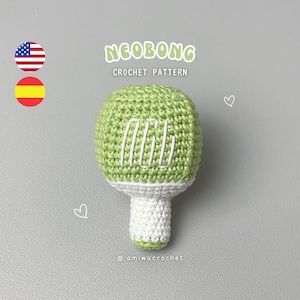 PDF : NCT Lightstick Crochet, NEOBONG Kpop Lightstick Amigurumi Pattern in English and Spanish
