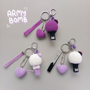 PATTERN : ARMYBOMB Crochet Doll Pattern, BTS Lightstick Amigurumi, Bts Crochet Pattern, Bts Amigurumi Pattern