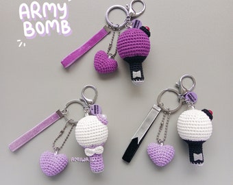PDF : ARMYBOMB Crochet Doll Pattern, BTS Lightstick Amigurumi, Bts Crochet Pattern, Bts Amigurumi Pattern