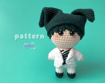 PDF : JHOPE BTS Jack In The Box Amigurumi , Bts Crochet Pattern, Kpop Amigurumi Pattern