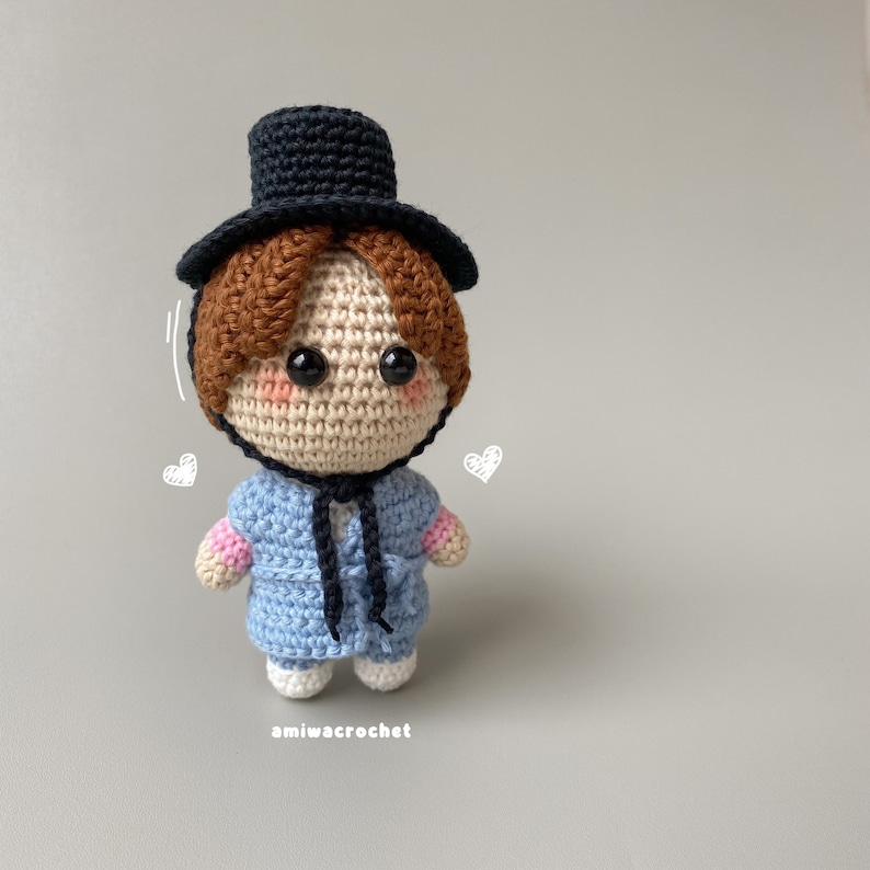 JIMIN BTS Crochet Pattern Bts Amigurumi Pattern Pdf Crochet Etsy