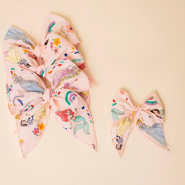 Disney Princess Fabric Hair Bow, Fable Hair Bow