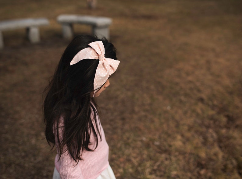 Spring Hair Bow Fable Hair Bow Ballet Pink Hair Bow