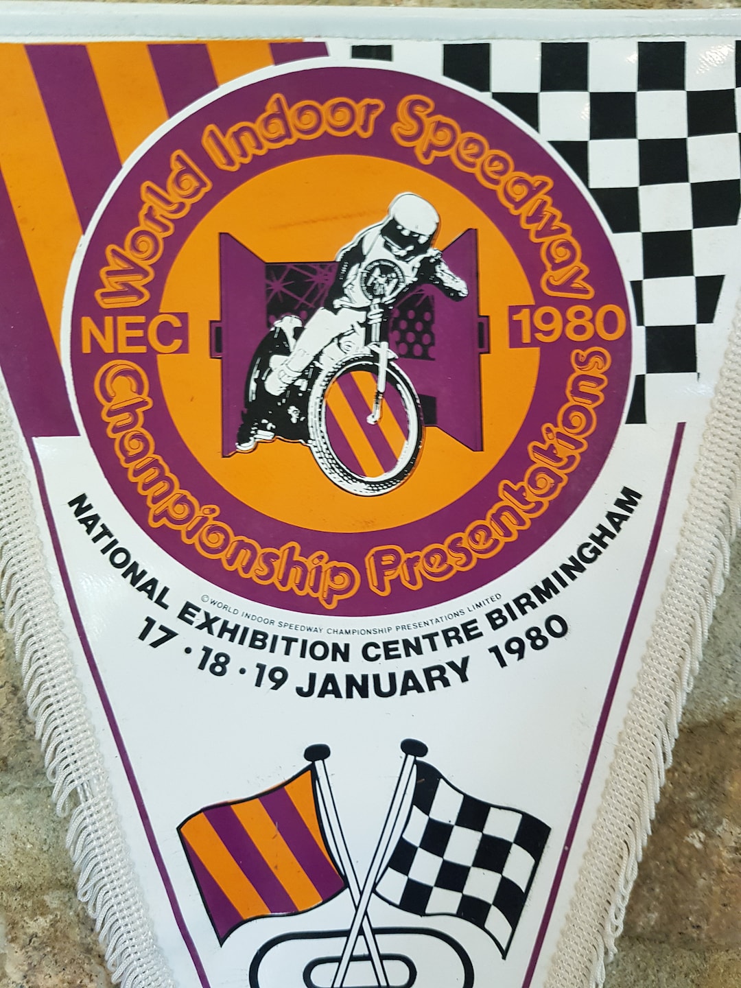 World Indoor Speedway Pennant 1980 NEC Birmingham - Etsy