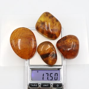 Baltic Amber Stones | Genuine Raw Amber Pieces | Can be used as DECORATION or for Amber Jewelry making | Natural Baltic Amber Gemstones