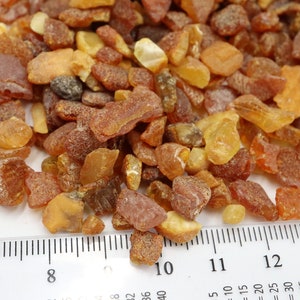 Baltic Amber Beads 5-12 mm size, Not Drilled | Raw Amber Stones | Design and Interior Amber Gemstones