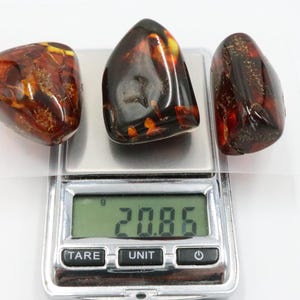 Baltic Amber Stones | Genuine Raw Amber Pieces | Can be used as DECORATION or for Amber Jewelry making | Natural Baltic Amber Gemstones