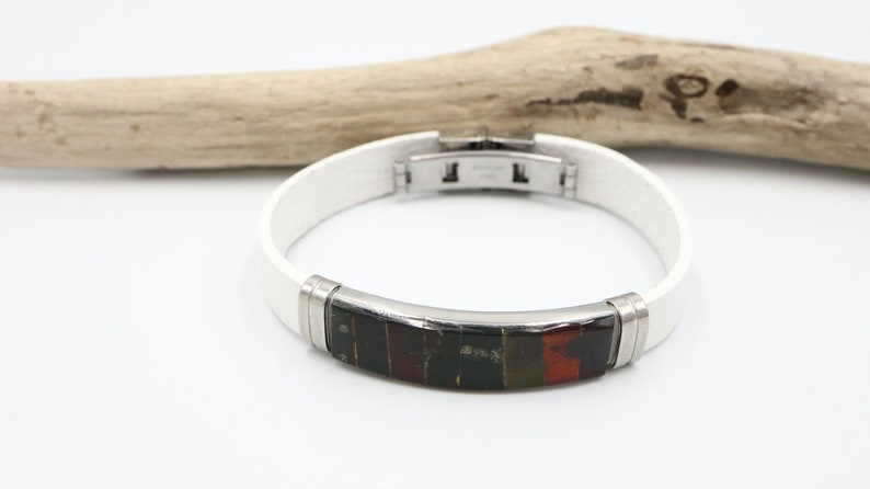 Made from Natural Authentic Amber MenWomen Bracelet Baltic Amber Black Color Mosaic Bracelet Unisex Stainless Steel Clasp