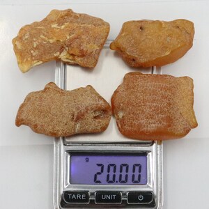 Baltic Amber Stones | Genuine Raw Amber Pieces | Can be used as DECORATION or for Amber Jewelry making | Natural Baltic Amber Gemstones