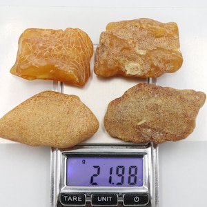 Baltic Amber Stones | Genuine Raw Amber Pieces | Can be used as DECORATION or for Amber Jewelry making | Natural Baltic Amber Gemstones