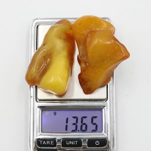 Baltic Amber Stones | Genuine Raw Amber Pieces | Can be used as DECORATION or for Amber Jewelry making | Natural Baltic Amber Gemstones