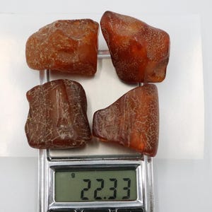 Baltic Amber Stones | Genuine Raw Amber Pieces | Can be used as DECORATION or for Amber Jewelry making | Natural Baltic Amber Gemstones
