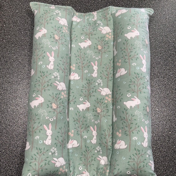 Bunny Bed / Bunny Snuggle Bumper / Bunny Flop Bed / Bunny Hugger / Bunny Snuggle Bed / Bunny Flannel Bed / Snuggle Bed for Rabbits