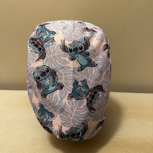 Alien Dog Euro Surgical Scrub Cap | Health Care Scrub Cap | Ponytail Scrub Cap | Surgical Cap for Hair | Nurse Scrub Cap | Scrub Cap