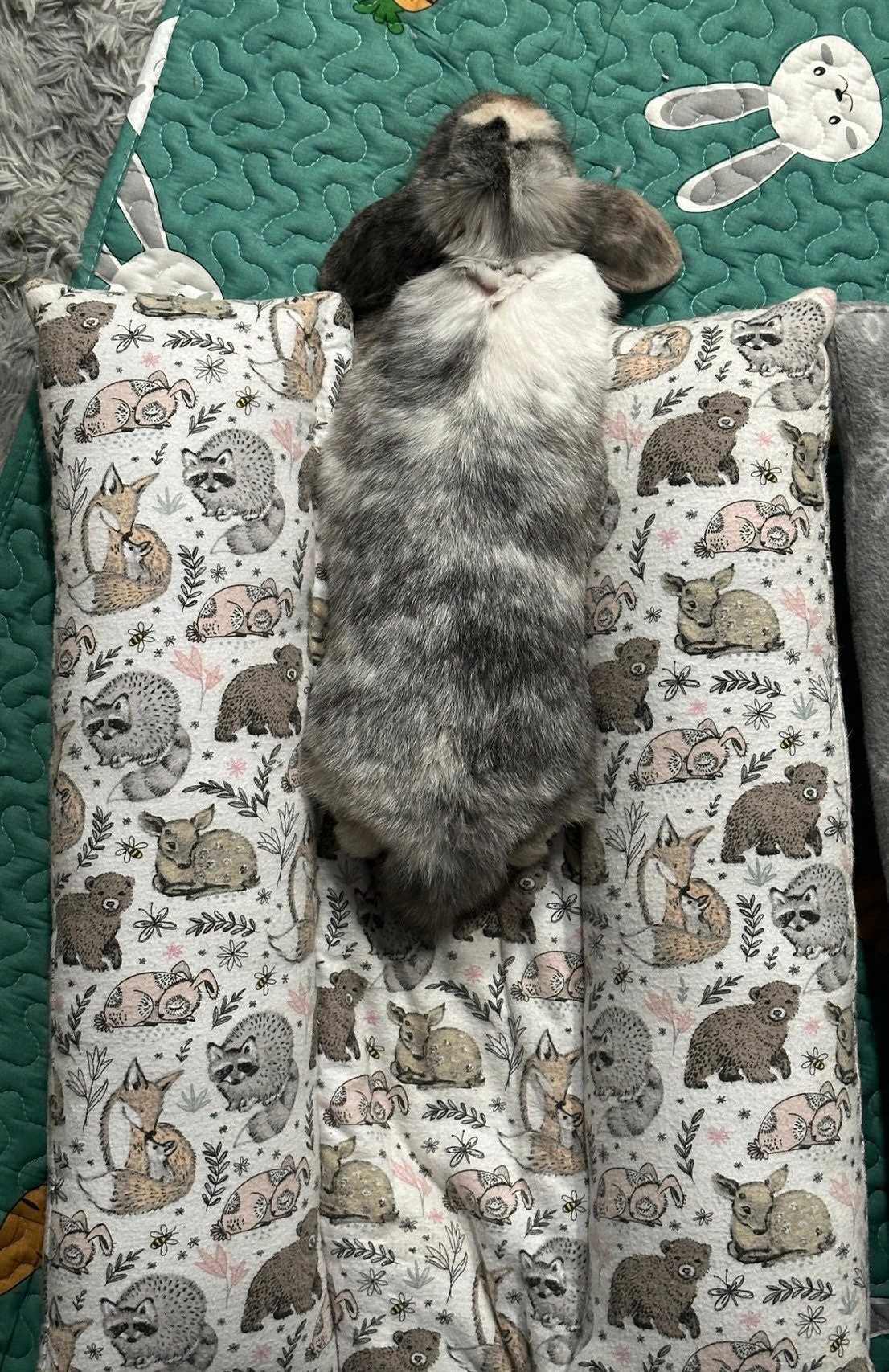Bunny Bed / Bunny Snuggle Bumper / Bunny Flop Bed / Bunny Hugger ...