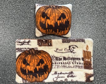 Spooky Pumpkin Guinea Pig Pee Pads / Guinea Pig drip pads / Guinea Pig Bedding / Guinea Pig Halloween / Guinea Pig Jack o Lantern / Pillows