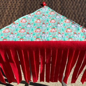 Christmas Guinea Pig Elf Corner Curtain Hideout Hammock for Guinea Pigs and other small animals
