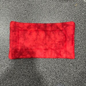 Set of 2!! Tie Dye Red Fleece Guinea Pig Pee Pads / Guinea Pig drip pads / Guinea Pig Liners / Guinea Pig Bedding / Guinea Fleece