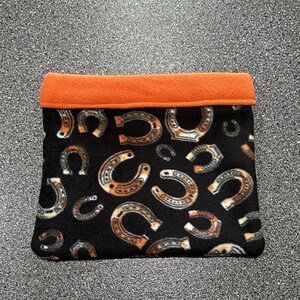 Horseshoes Fleece Guinea Pig Cuddle Sack/ Guinea Pig Bonding Bag / Guinea Pig Snuggle Sack / Guinea Pig Hideout / Farm Animals Bedding