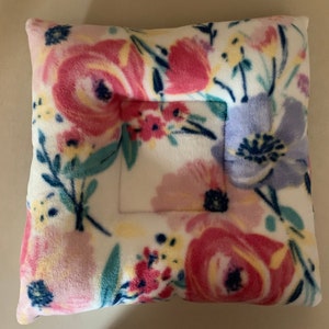 Spring Flowers Fleece Lap Pillow for Small Animals Guinea Pig/Hedgehog/Hamster/Rats/Chinchilla/Ferret and other small animals