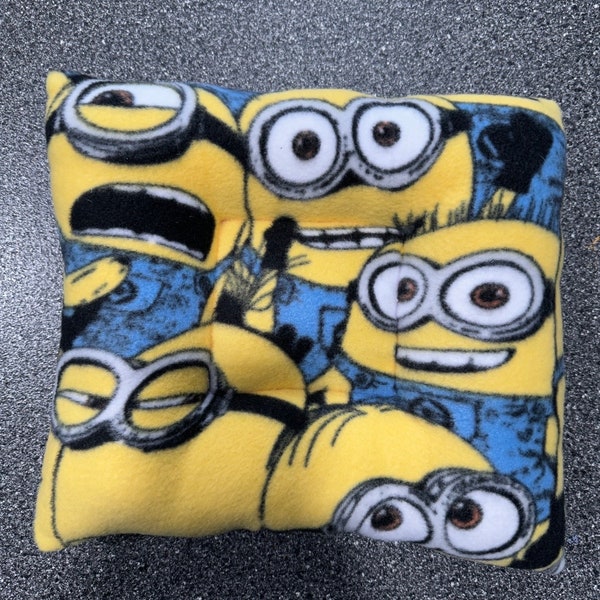 Minions Guinea Pig Lap Pillow / Minions Guinea Pig Bedding / Guinea Pig Pad / Guinea Pig Despicable Me / Guinea pig Despicable Me Pillow