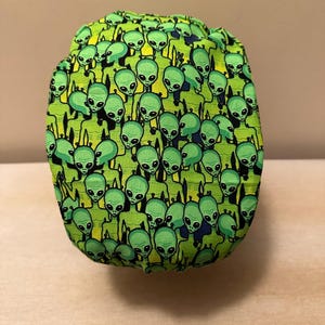 Space Surgical Scrub Cap / Surgical Scrub Cap / Ponytail Scrub Cap / Surgical Cap for Hair / Nurse Scrub Cap /  Scrub Cap