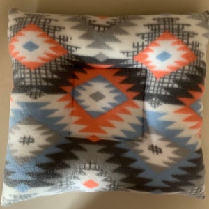 Aztec Fleece Lap Pillow for Small Animals Guinea Pigs/Hedgehog/Hamster/Rats/Chinchilla and other small animals