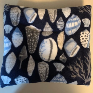 Summer Seashells Fleece Lap Pillow for Small Animals Guinea Pig/Hedgehog/Hamster/Rats/Mice/Chinchilla and other small animals