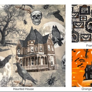 Halloween Haunted House Guinea pig lap pillow / Guinea pig bedding / Guinea pig Pillow / Guinea pig Fleece / Guinea pig pee pads