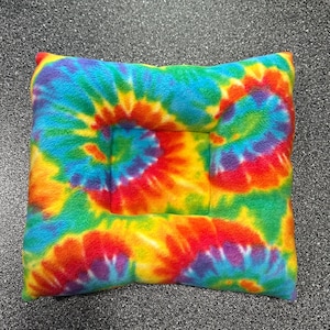 Tie Dye Guinea pig lap pillow / Guinea pig bedding / Guinea pig Pillow / Guinea pig Fleece / Guinea pig pee pads