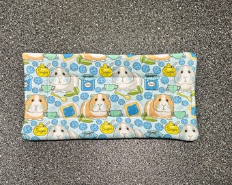 Guinea Pig Blueberry Jam Pee Pads / Guinea Pig Bedding / Guinea Pig Blueberry pee pads  / Guinea Pig Spoonflower Fleece / Toast and Jelly